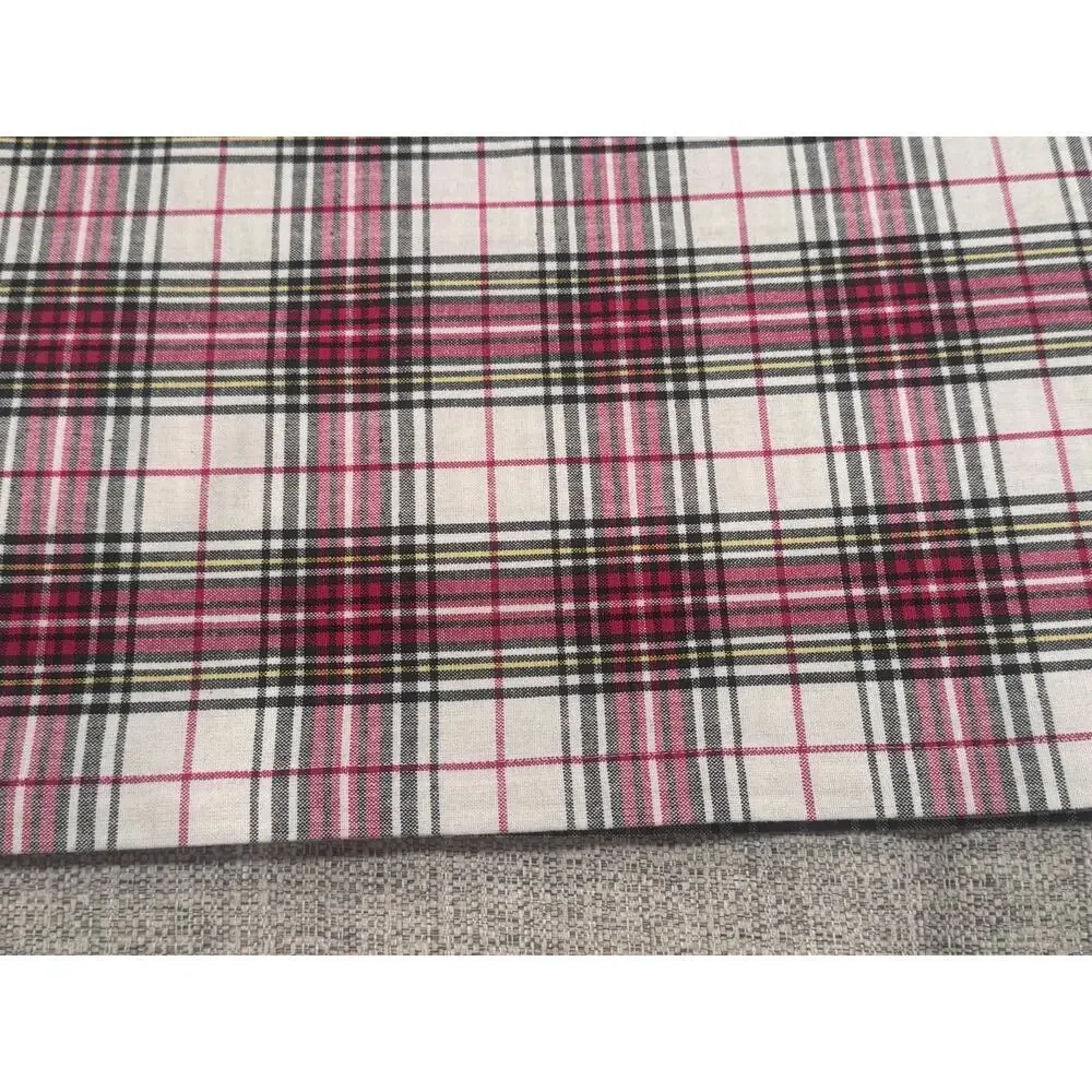 The Royal Standard Christmas Plaid Table Runner Red Green White Holiday